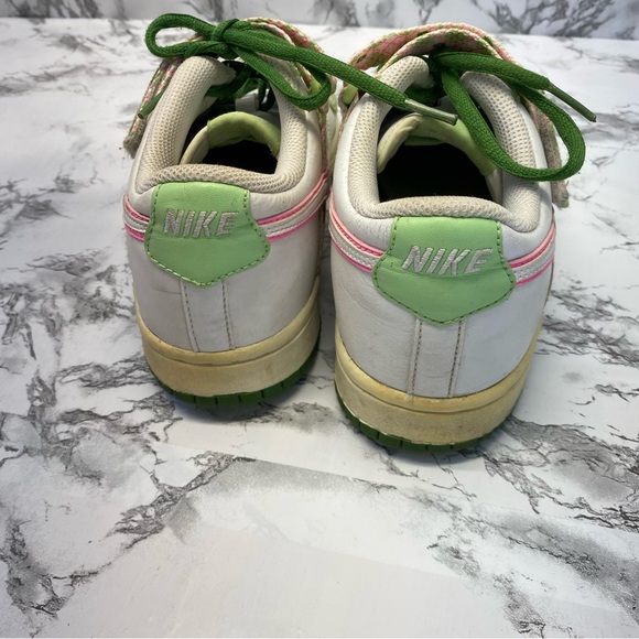 Rare Nike Vandal Low Pink & Green Argyle Preppy  Sneakers shoes Size 7.5 - Picture 5 of 12